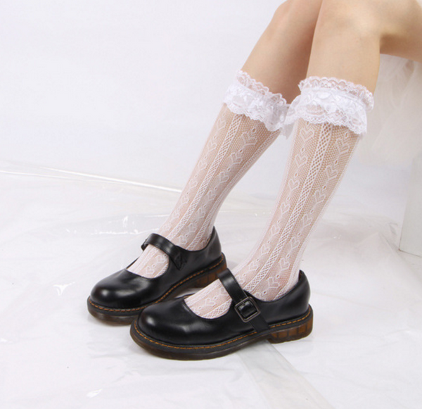 Lace Flower Socks