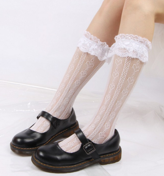 Lace Flower Socks