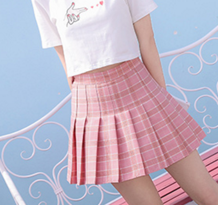 Kawaii Plaid Skirt