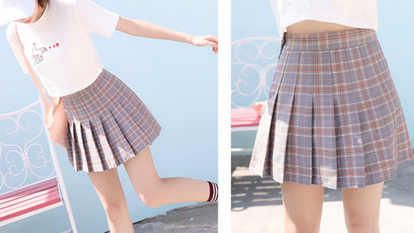 Kawaii Plaid Skirt