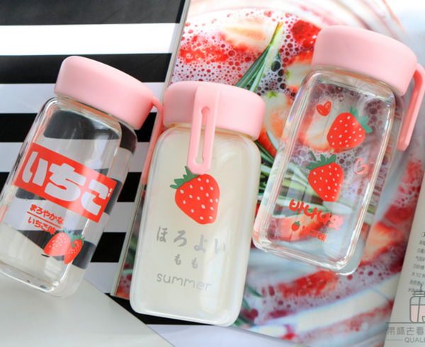 Sweet Strawberry Drinking Bottle