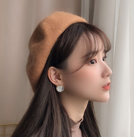 Pure Color Beret Hat