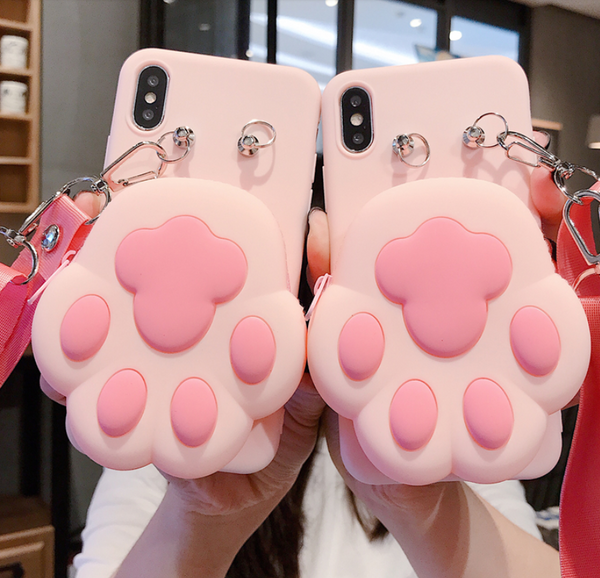 Paw Phone Case For Iphone6/6s/6p/7/8/7/8plus/X/XS/XR/XSmax/11/11pro/11proMax