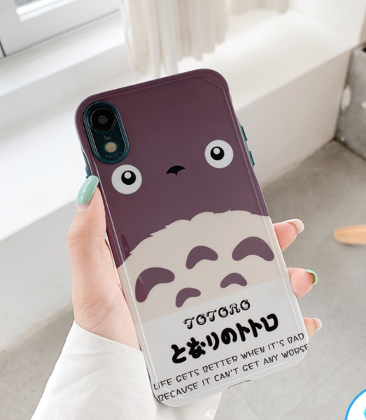 Totoro Phone Case For Iphone7/7P/8/8plus/X/XS/XR/Xs max/11/11pro/11pro max/SE