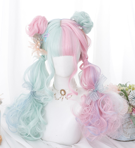 Ice Cream Color Cosplay Wig