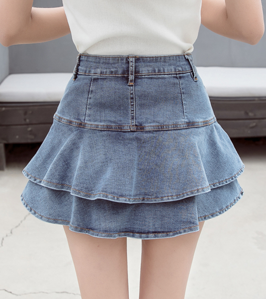 Cute Style Jean Skirt