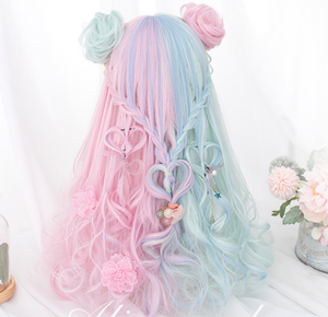 Ice Cream Color Cosplay Wig