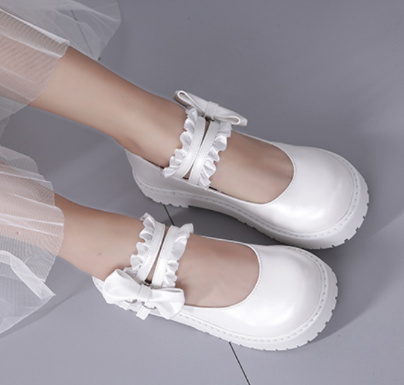 Kawaii Bowknot Lolita Shoes