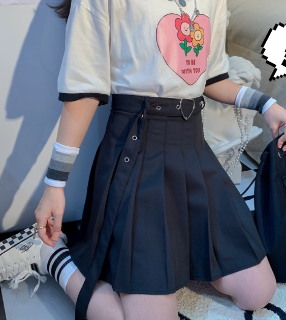 Cute Pastel Love Belt Skirt – ivybycrafts