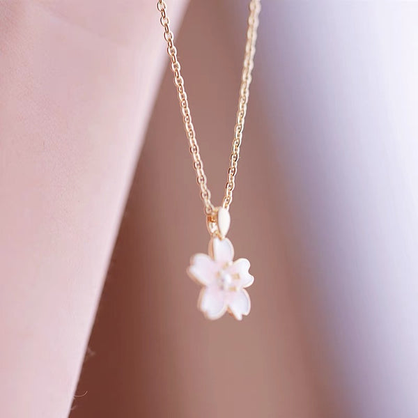 Cute Sakura Necklace