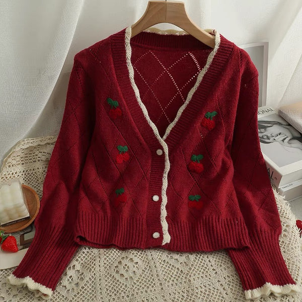 Cute Cherry Sweater