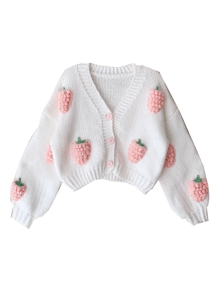 Pink Strawberry Sweater
