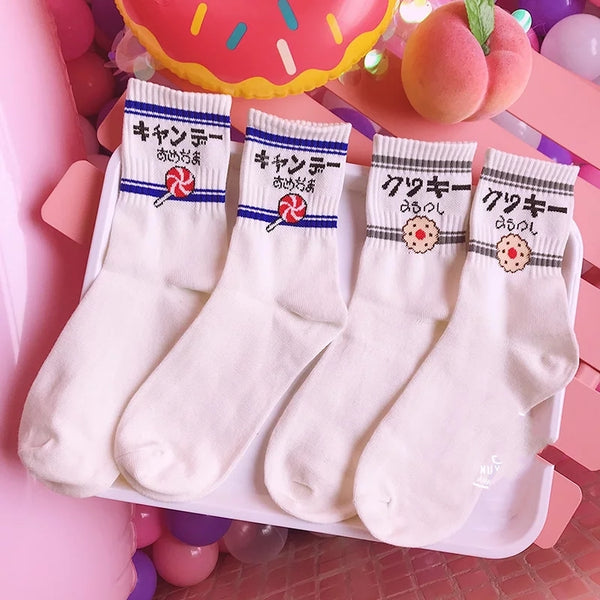 Kawaii Cake Socks