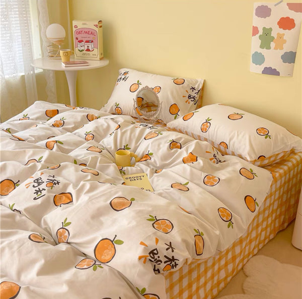 Orange Bedding Set
