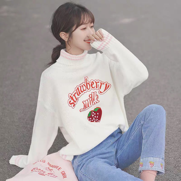 Cute Strawberry Sweater