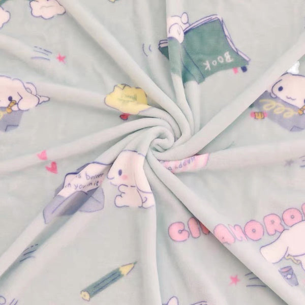 Kawaii Bunny Blanket & Pillow Case