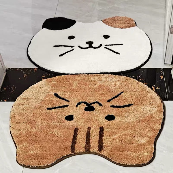 Kawaii Cat Floor Mat