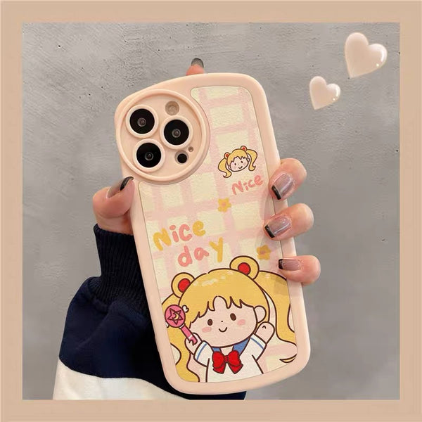 Girl Phone Case For Iphone7/8plus/X/XS/XR/XSmax/11/11pro/11proMax/12/12pro/13/12proMax/13pro/13promax