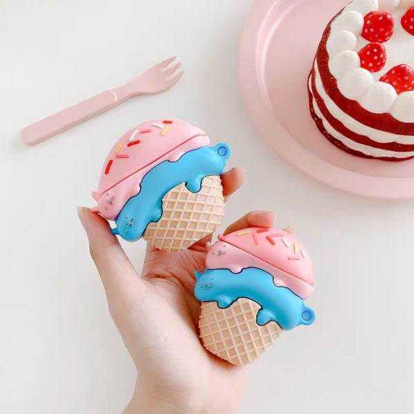 Ice Cream Airpods Protector Case For Iphone