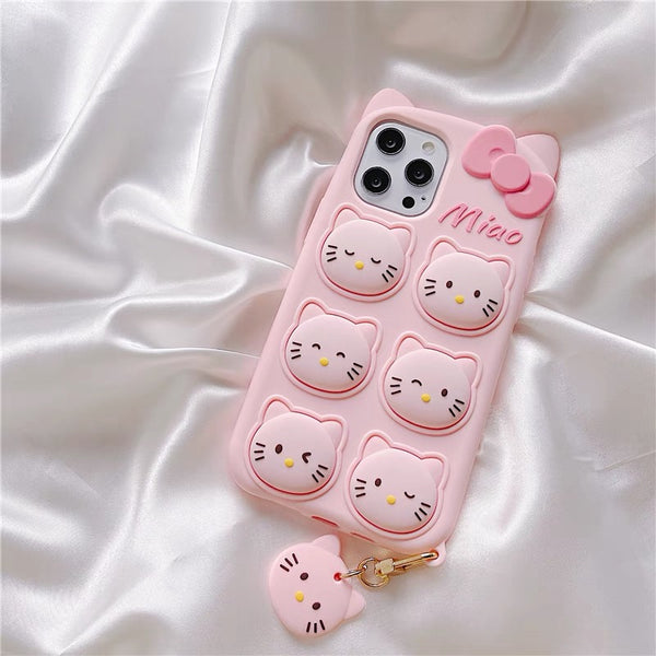 Kitty Phone Case For Iphone7P/8plus/X/XS/XR/Xs max/11/11proMax/12/12proMax/12pro