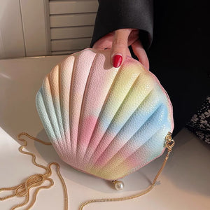 Colorful Shell Single Shoulder Bag