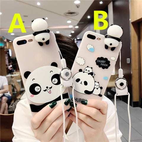 Lovely Panda Phone Case For Iphone6/6s/6p/7/7plus