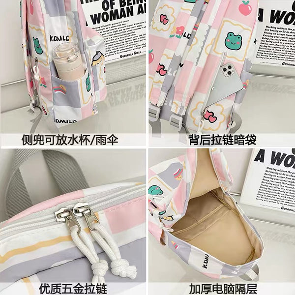 Kawaii Printed Backpack