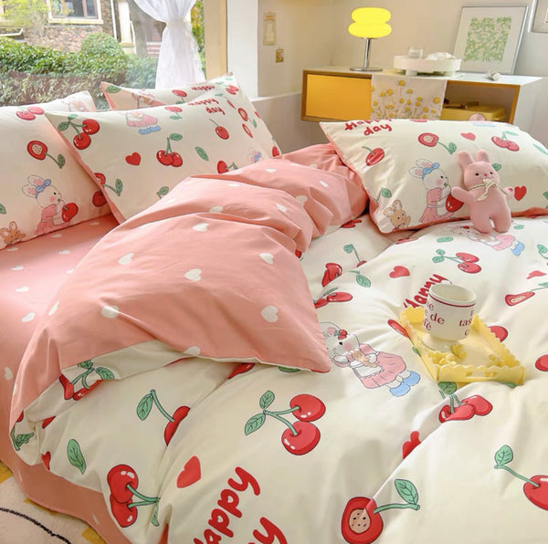 Cute Cherry Bedding Set