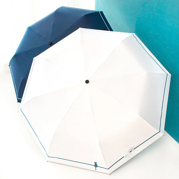 Pure Color Folding Umbrella
