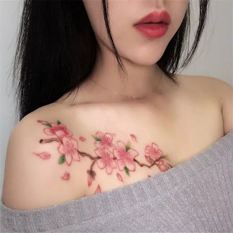 Sakura Tattoo Sticker