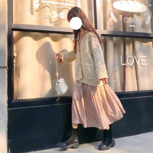 Harajuku Style Sweater Coat