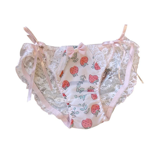 Cute Strawberry Underwear