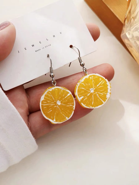 Cute Lemon Earrings