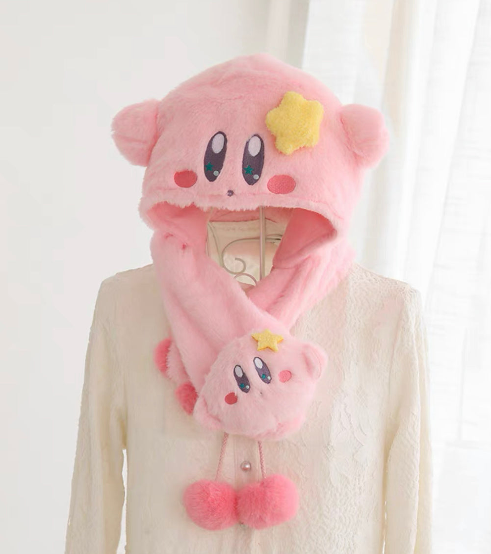 Cute Cartoon Hat & Scarf & Gloves