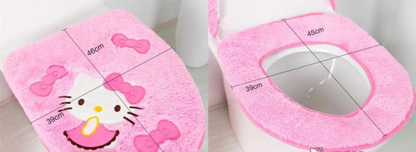 Hello Kitty Toilet Mat Suit