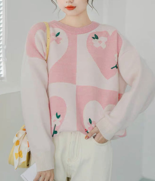 Love Flower Sweater