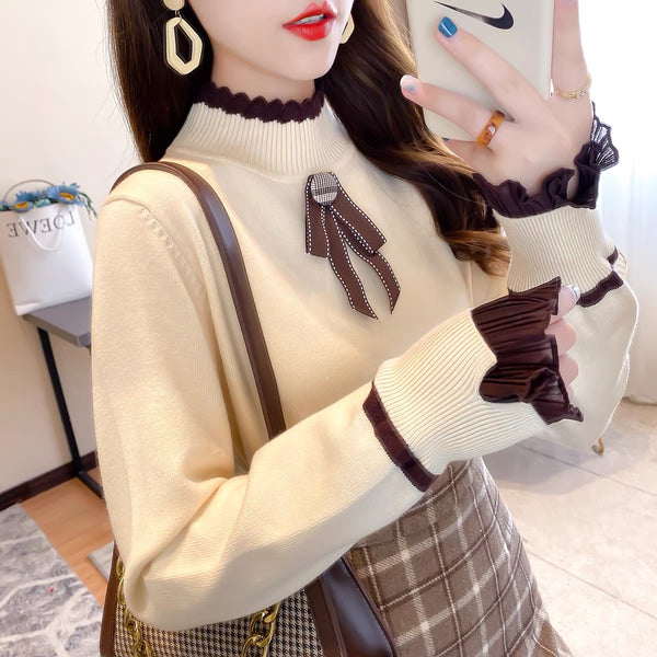 Cute Style Sweater & Skirt