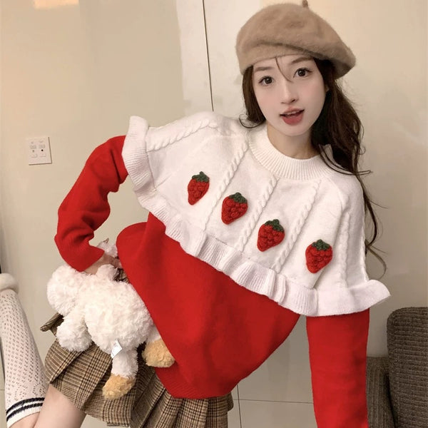 Sweet Strawberry Sweater – ivybycrafts