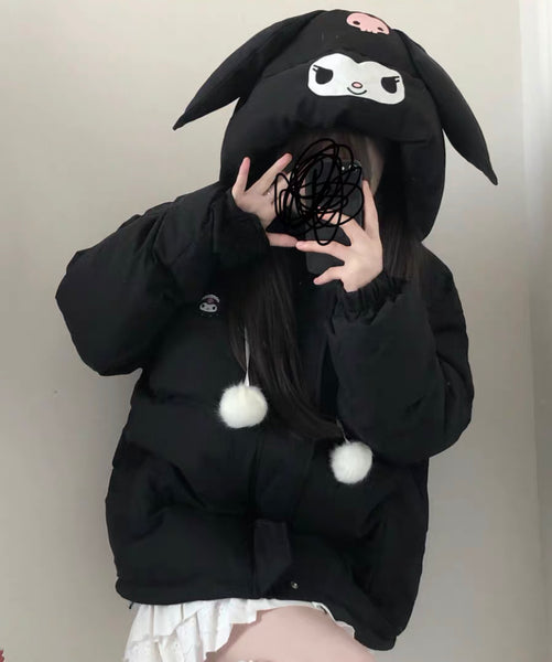 Kawaii Kuromi Winter Jacket