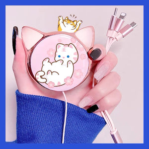 Kawaii Tiger Three-In-One Cable