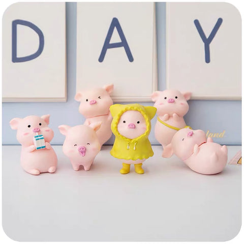 Kawaii Pig Dolls Set