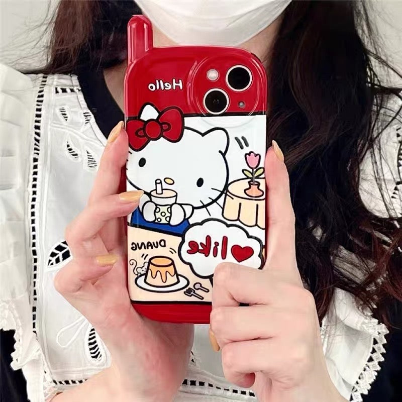 Cute Kitty Phone Case For IphoneX/XS/XR/XSmax/11/11pro/11proMax/12/12pro/13/12proMax/13pro/13promax