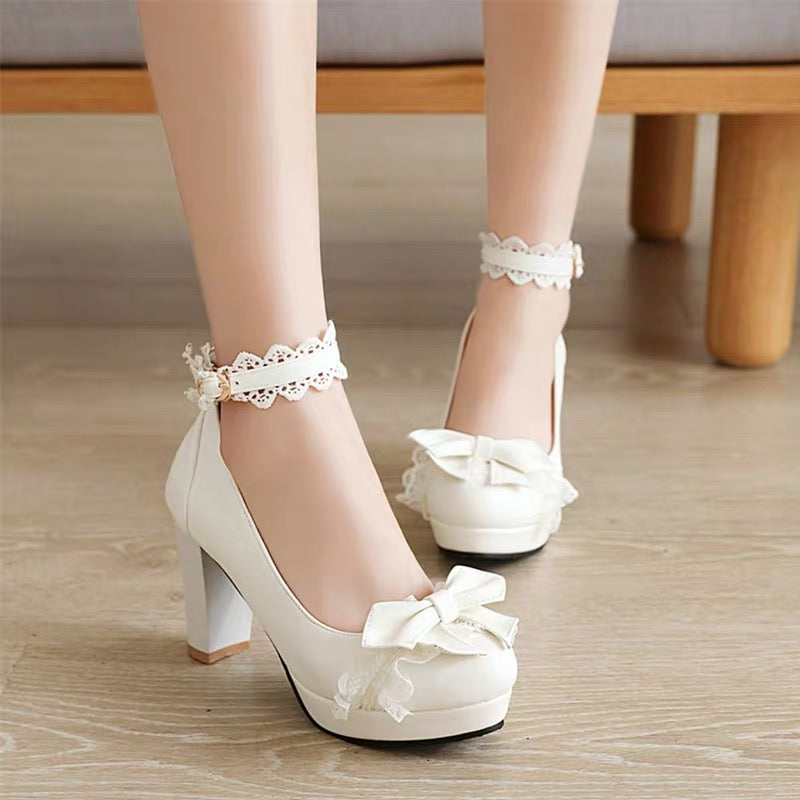 Cute Lolita High Heels Shoes – ivybycrafts