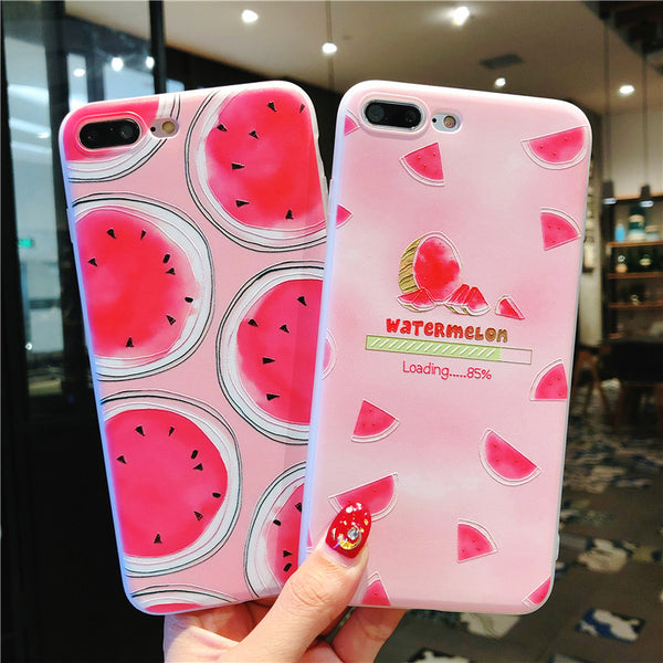 Watermelon Phone Case For Iphone6/6S/6P/7/7P/8/8plus/X/XS/XR/Xs max