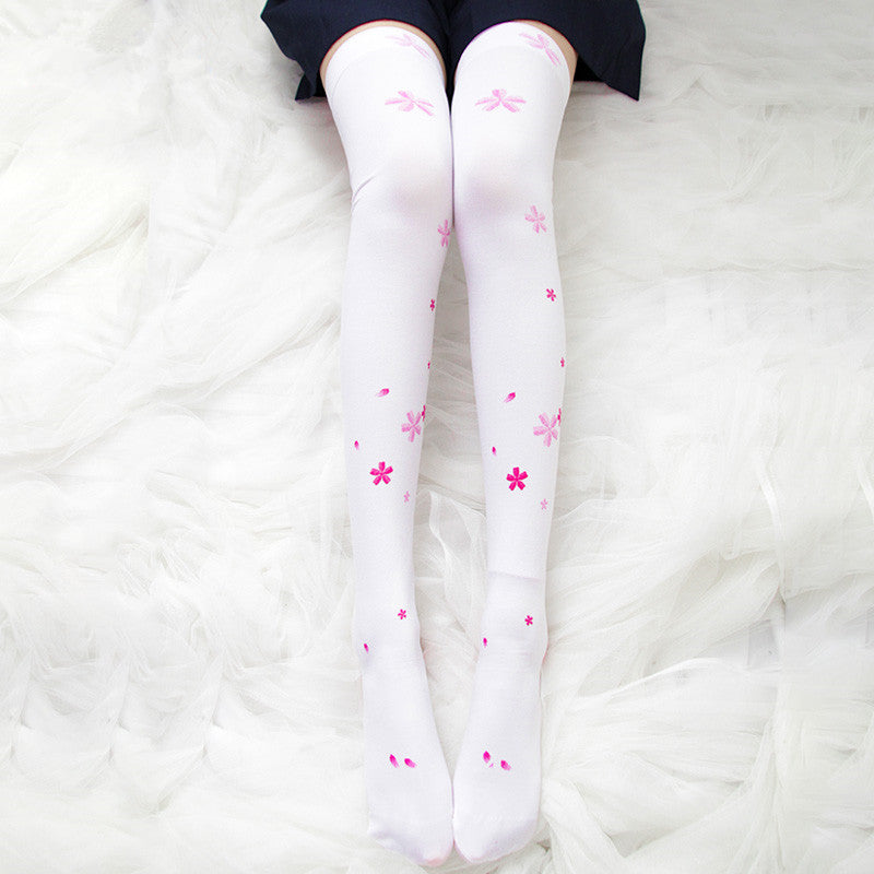 Sakura Knee-high Socks