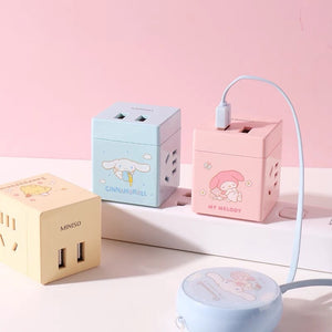 Cute Cartoon Electricity Adapter