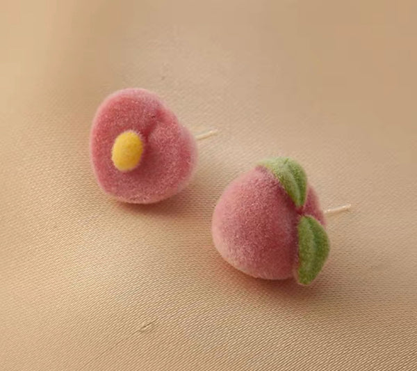 Cute Peach Ear Stud