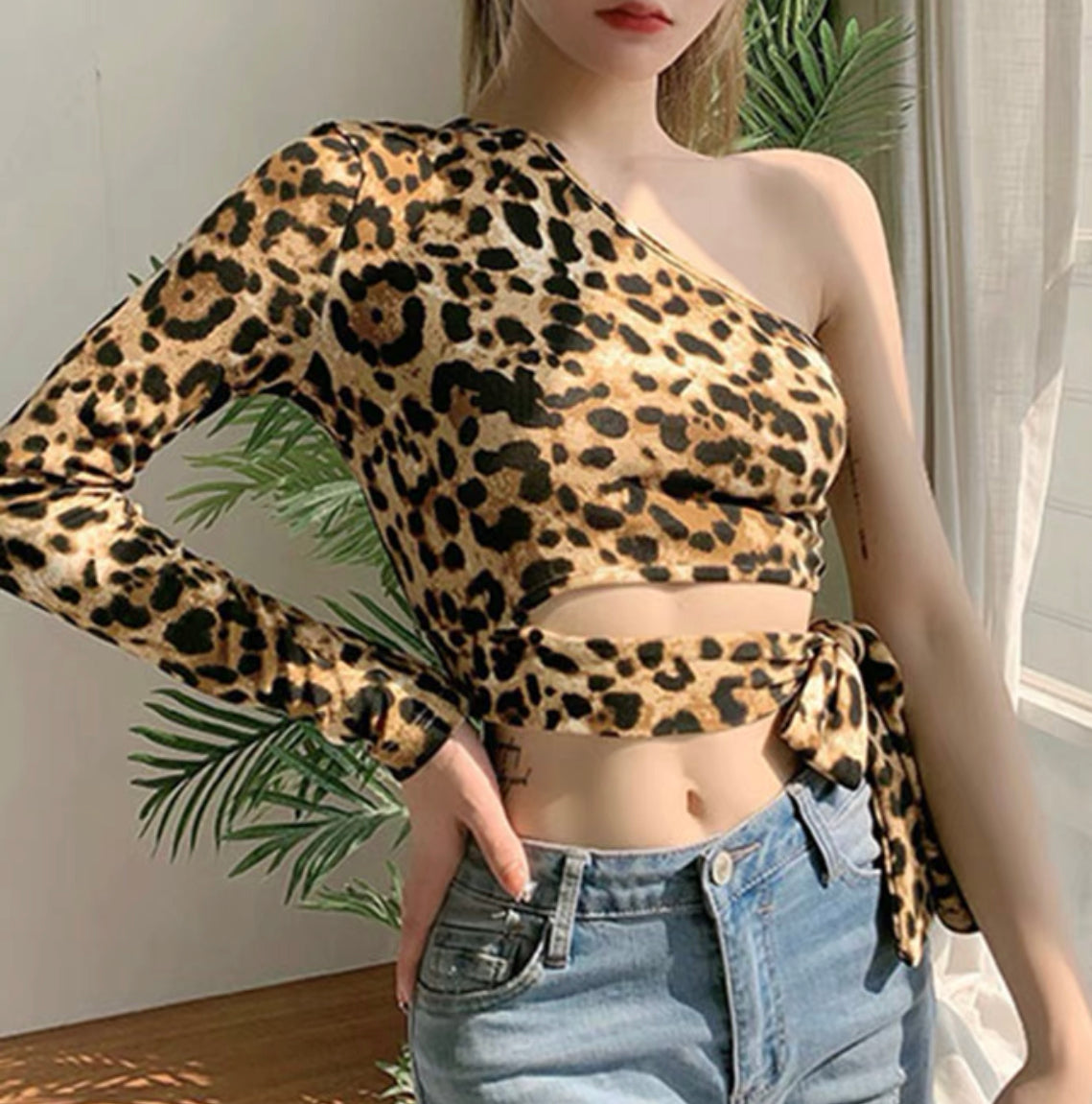 Harajuku Leopard Print Shirt