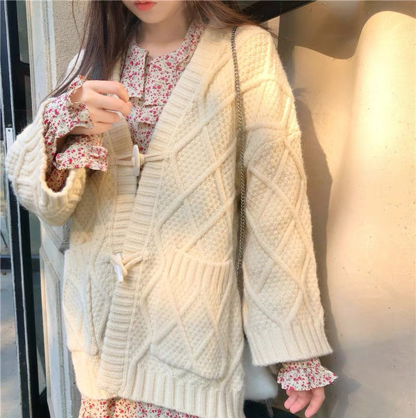Harajuku Style Sweater Coat