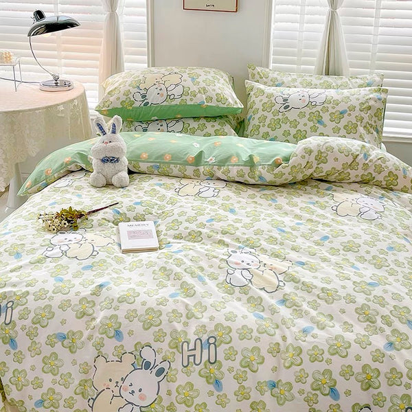 Cute Flowers Bedding Set